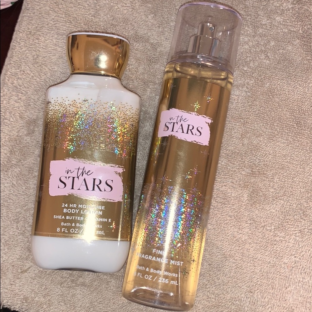 SOLD. Set of Bath&Body works “in the stars” (2)